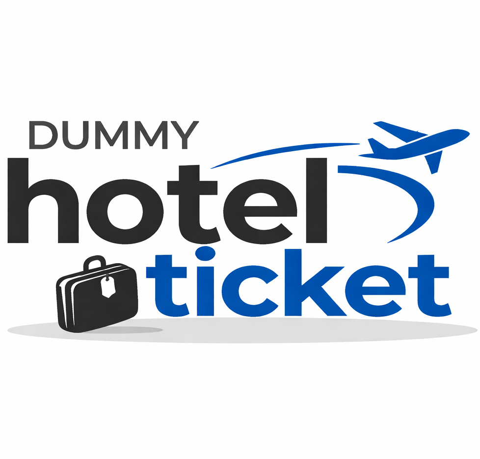Dummy Hotel Ticket